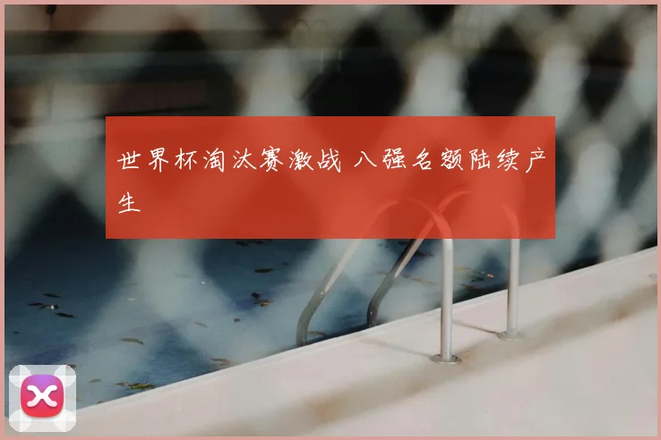 世界杯淘汰赛激战 八强名额陆续产生